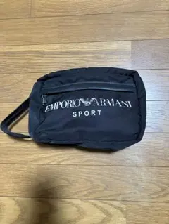 EMPORIO ARMANI スポーツ ポーチ クラッチバッグ ブラック
