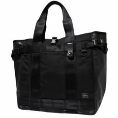 超美品✨ポーター ヒート トートバッグ A4可 大容量 ブラック 吉田カバン