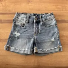 GAP デニム　ストレッチミディショート 6号 ダメージ加工　120CM