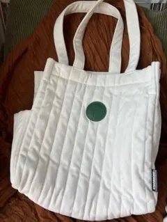 Starbucks 福袋ホワイトキルティングトートバッグ