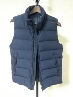 EDIFICE エディフェス ダウンベスト ネイビー M