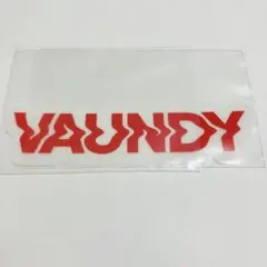Vaundyロゴ ステッカー プラスチック バウンディ 赤ロゴ クリアのサムネイル