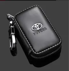 TOYOTA トヨタ キーケース ブラック レザー調