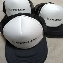 DUNLOP トラッカーキャップ ホワイト/ブラック
