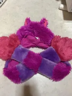 ディズニーチシャ猫マフラーキャップ