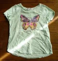 H&M　キッズ110　女子半袖シャツ