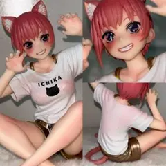 五等分の花嫁 中野一花 ルームウェア 猫耳 フィギュア リペイント