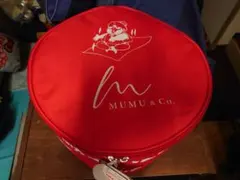 MUMU & Co. 赤い円形収納ボックス