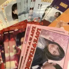 LOTTE☆meijiクリアファイル25枚セット