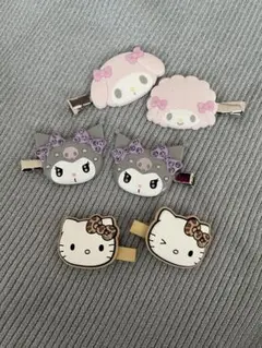 サンリオ　ヘアクリップ　バラ売り不可