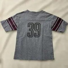 Champion グレー Tシャツ 背面ナンバー　39 サイズ120