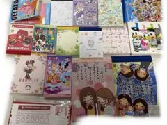 ディズニーキャラクター メモ用紙セット　16個　まとめ売り