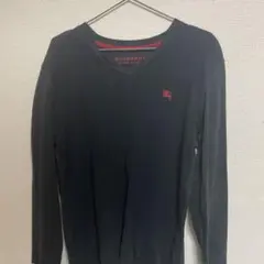 年末限定値下げ！BURBERRY ロンT カットソー ホースロゴ M 紺