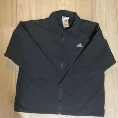 adidas 黒ジャケット サイズ140 ナイロン　キルト
