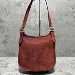 Old Coach All Leather Shoulder Bag 9135