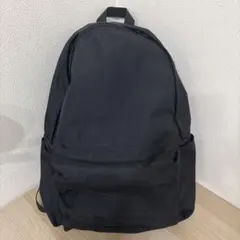 【美品】無印良品　肩の力を軽くする撥水リュックサック　ブラック