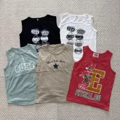 子供服 タンクトップ5点セット 120.