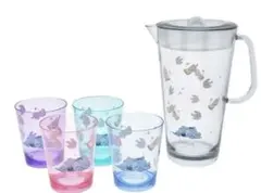 スティッチ　ピッチャー　コップ4個セット　ディズニー　新品