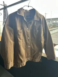 kastane ブラウンジャケット フロントポケット付き