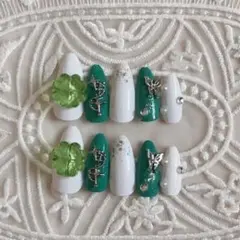 ネイルチップ 現品 ウィッシュコア クローバー 平成女児