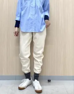 新品 UNIQLO ユニクロ ヒートテックボアスウェットパンツ オフホワイト L