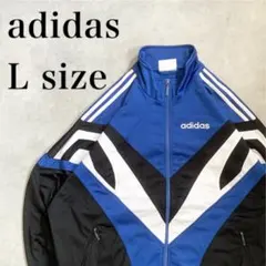 adidas 90sアディダストラックジャケットジャージトレフォイル刺繍ロゴ10