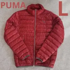 【美品】プーマ PUMA ダウンジャケット サイズO レッド メンズ