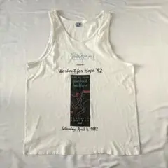 Hanes 90s タンクトップ Lサイズ USA製 白 古着のサムネイル