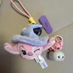 ディズニー エンジェル マスコット キーチェーン 2点セット