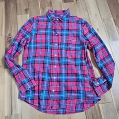 UNIQLO M 長袖チェックシャツ