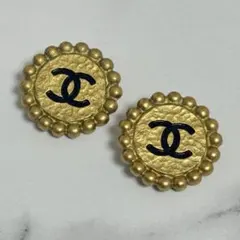 CHANEL ゴールド イヤリング CC ヴィンテージ
