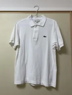 LACOSTE ホワイト ポロシャツ US S