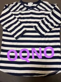 【お値下げ‼️】OQNO ボーダーカットソー