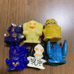 ウルトラマン　怪獣　ソフビ　指人形　まとめ売り