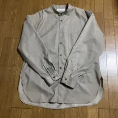 グリーンレーベルリラクシング　ウール混　ブラウス　シャツ　ベージュ　美品