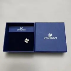 【美品】スワロフスキー ピアス ゴールド フラワー 上品 高級感