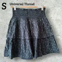 ✨１点限り✨Universal フレアスカート【S】ダークブルー フリルスカート