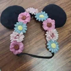 ディズニー　フラワー　カチューシャ　ヘアバンドのサムネイル