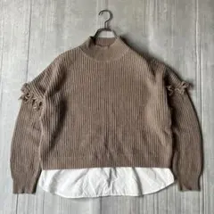 フリース ニット