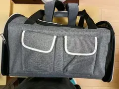 ペット用キャリーバッグ リュック グレーのサムネイル