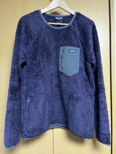 美品　Patagoniaパタゴニア ロスガトスクルー フリース パープル L