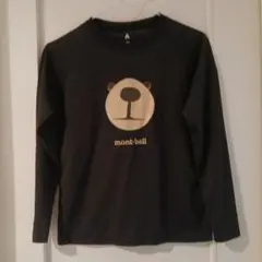 mont-bell クマのイラスト 長袖Tシャツ