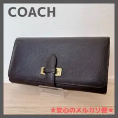 COACH コーチ 長財布 ブラック coach