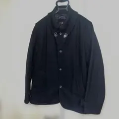 BEAMS HEART ウールピーコート 黒 XL