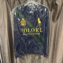 【試着のみ】Polo Ralph Lauren ネイビー トレーナー Lサイズ