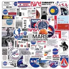NASA ステッカー 50枚 検/アメリカン/ストリート/航空宇宙/36番1のサムネイル