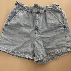 gu キッズ　130 デニムショートパンツ