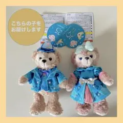 ディズニーシー　25周年　ぬいぐるみバッジ　ダッフィー　シェリーメイ