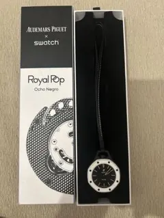 Audemars Piguet x Swatch 　ロイヤルポップ　白黒 ロイヤルポップ 白黒 Audemars Piguet Swatch日本国内購入 - メルカリ