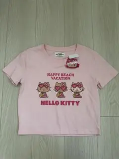 沖縄 ハワイ限定] 日焼けキティ Tシャツ ピンク 半袖 - メルカリ